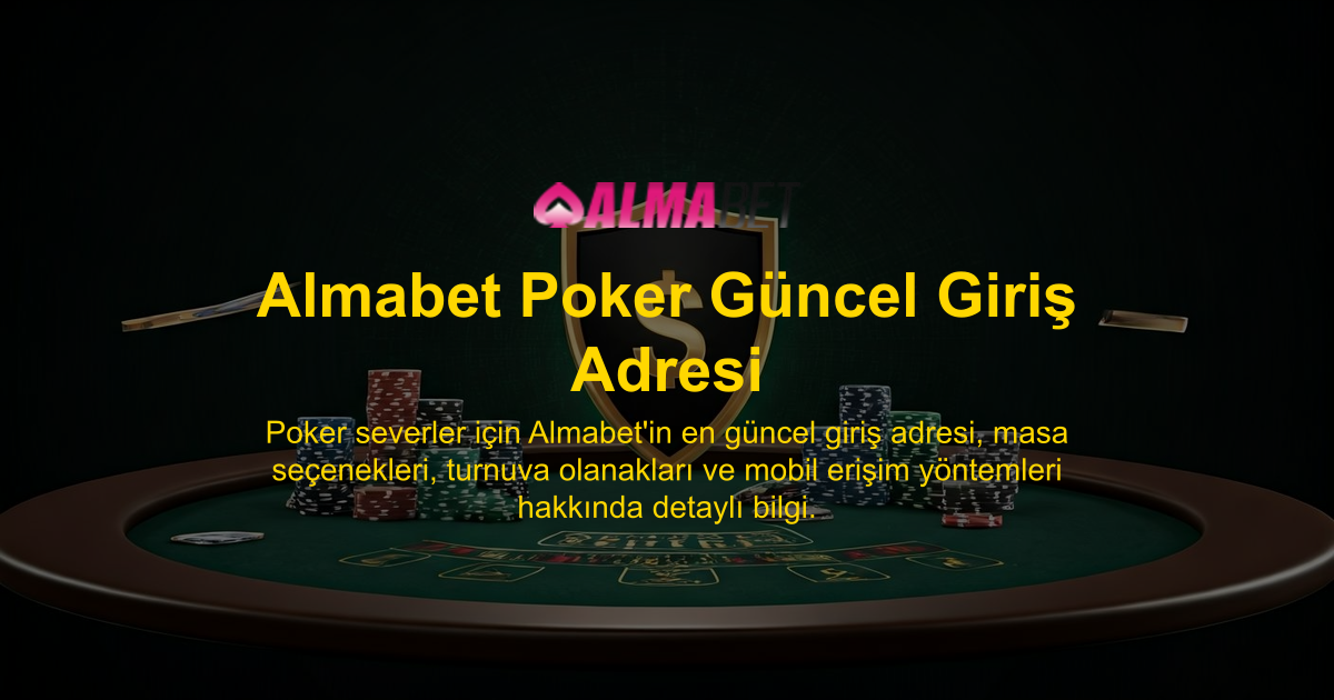 Almabet Poker Güncel Giriş Adresi